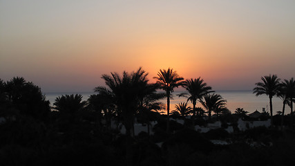 Image showing Seaview of beautiful early morning