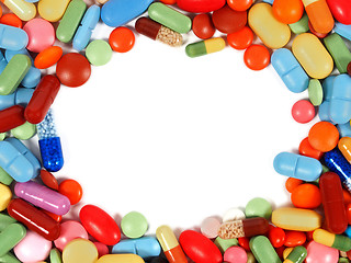 Image showing Pills with copyspace