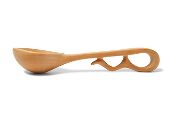 Image showing Big wooden spoon