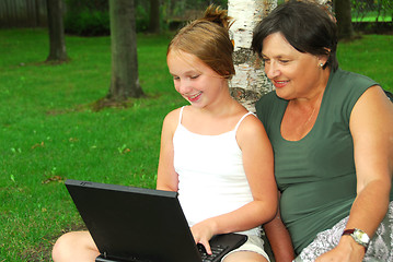 Image showing Family computer
