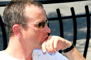 Image showing Man sunglasses