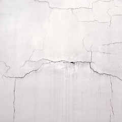 Image showing white stucco wall background