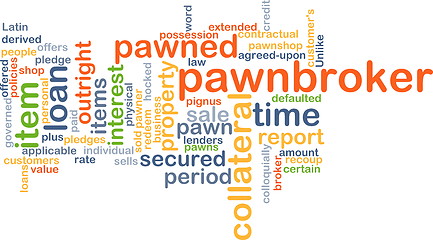 Image showing Pawnbroker background concept