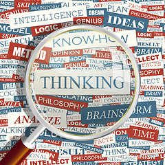 Image showing THINKING