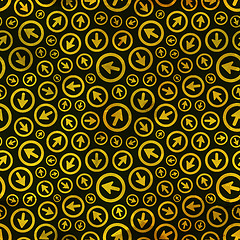 Image showing Arrows. Seamless pattern.