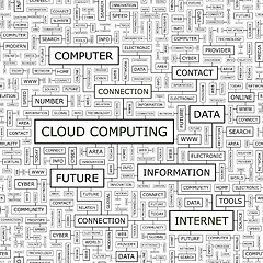 Image showing CLOUD COMPUTING