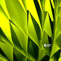 Image showing 3D abstract illustration. Vector background. 