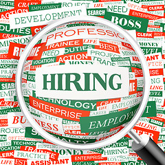 Image showing HIRING