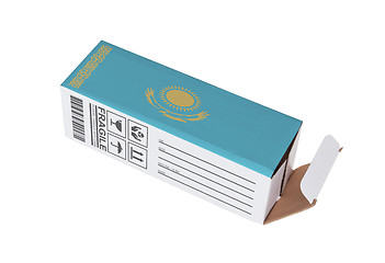 Image showing Concept of export - Product of Kazakhstan