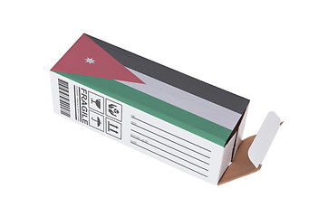 Image showing Concept of export - Product of Jordan