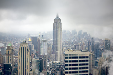 Image showing New York at a rainy day