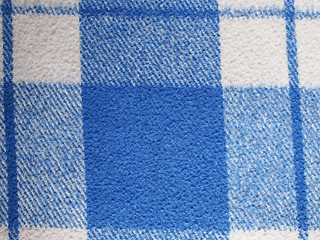 Image showing Blue tartan background