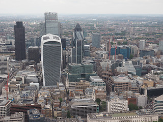 Image showing Aerial view of London