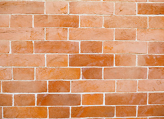 Image showing Retro look Red bricks background