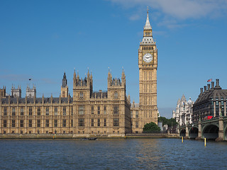 Image showing Houses of Parliament in London