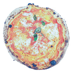 Image showing Margherita pizza isolated