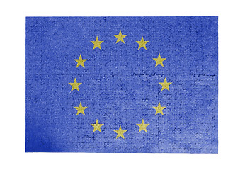 Image showing Large jigsaw puzzle of 1000 pieces - European Union