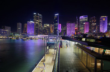 Image showing City of Sydney cityscape by Night