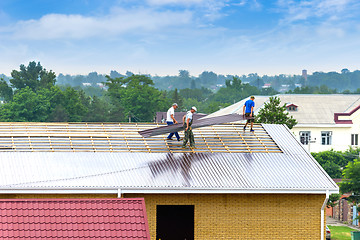 Image showing Roofing works