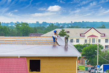 Image showing Roofing works