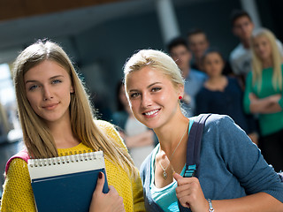 Image showing students group  study