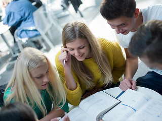 Image showing students group  study