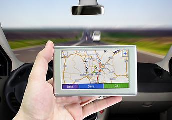 Image showing GPS screen