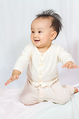 Image showing Asian Chinese Baby Smiling