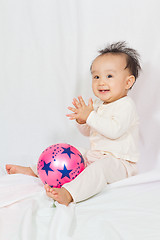 Image showing Asian Chinese Baby Smiling