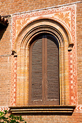 Image showing plant italy abstract  window mornago varese     