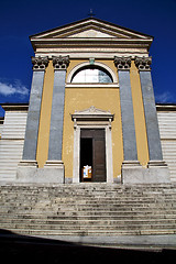 Image showing church carnago  italy the old wall terrace   