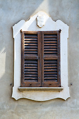 Image showing venegono varese italy abstract  window      venetian blind in th