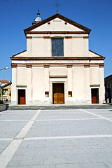 Image showing church venegono italy the old wall terrace  