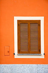 Image showing  cavaria varese italy abstract  window      wood venetian 