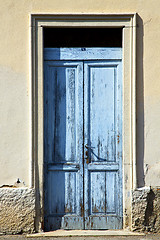 Image showing abstract in venegono italy    and church door  