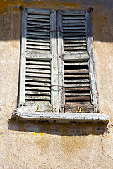 Image showing lonate ceppino varese italy abstract  window      wood venetian 