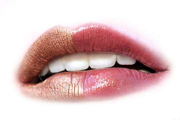 Image showing bright lips