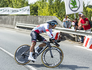 Image showing The Cyclist Michal Kwiatkowski - Tour de France 2014