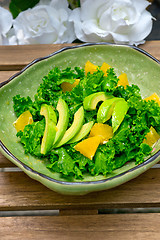 Image showing fresh avocado salad 