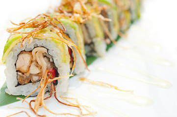 Image showing Japanese sushi rolls Maki Sushi 