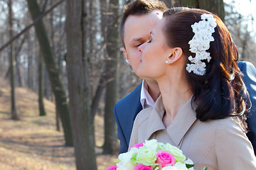 Image showing groom and bride