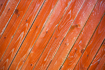 Image showing Wooden table, fence, wall or floor