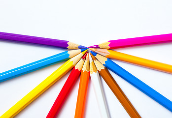 Image showing colored pencils