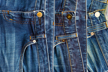 Image showing vintage blue jeans