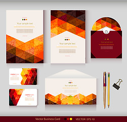 Image showing Corporate Identity.Envelope, cards, business cards