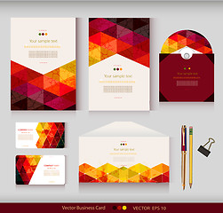 Image showing Corporate Identity.Envelope, cards, business cards