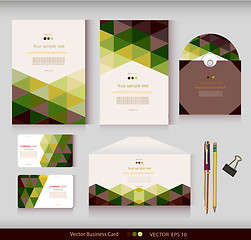 Image showing Corporate Identity.Envelope, cards, business cards