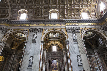 Image showing Basilica of saint Peter, Vatican city, Vatican