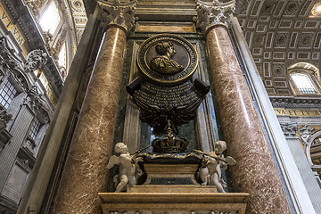 Image showing Basilica of saint Peter, Vatican city, Vatican