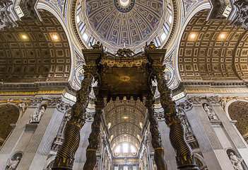 Image showing Basilica of saint Peter, Vatican city, Vatican